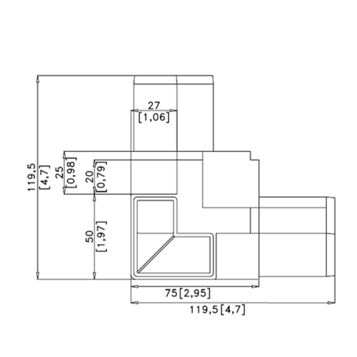 50-25 Corner - Air Handling Components