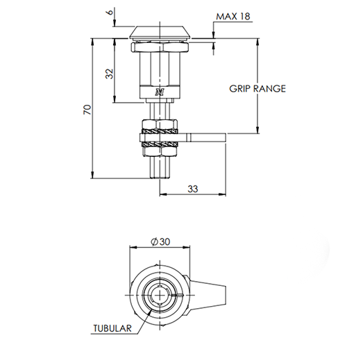 Circular Cam Lock Set
